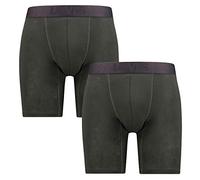 2er Pack Levis Herren Movement Tencel Long Boxer Shorts Unterhose Pant Unterwäsche