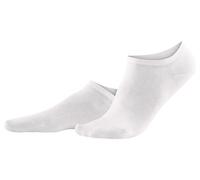 2er-Pack Living Crafts Bio-Damen-Sneaker-Socken "Abby" white, Gr. 35/38