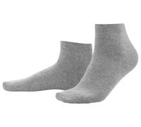 2er-Pack Living Crafts Bio-Herren-Socken "Curt", stone grey, Gr. 43-46