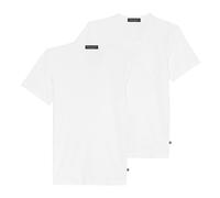 Marc O´Polo 2er-Set: Shirts in Weiß - 53% | Größe M | Herren Plussize