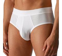 2er Pack Mey Herren Sport-Pants - Noblesse - 2810 - Farbe Weiß - Größe 5 - Herren Slip - Unterhose mit Softbund
