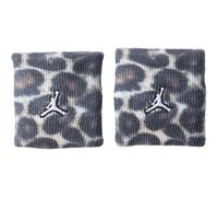 2er Pack NIKE Jordan Dri-FIT Terry Printed Schweißbänder 091 - black/black/white