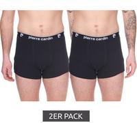 2er Pack Pierre Cardin Herren Baumwoll-Boxershorts Unterwäsche R808 6990 Schwarz M
