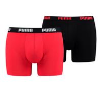 2er Pack PUMA Basic Boxershorts red / black XXL
