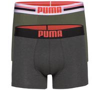 2er Pack PUMA Placed Logo Boxershorts Limited Edition army green S
