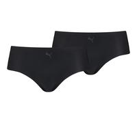 PUMA Damen Puma Women's Seamless (2 Pack) Hipster Panties, Schwarz, M EU