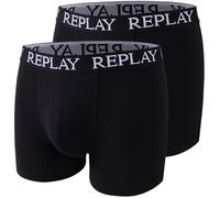 2er Pack REPLAY Basic Boxershorts Herren N011 - black L