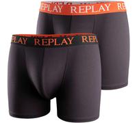 Replay Underwear 2er-Set: Boxershorts in Schwarz - Größe L | Herren Waesche