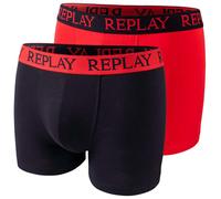 Replay Underwear 2er-Set: Boxershorts in Schwarz - Größe L | Herren Waesche