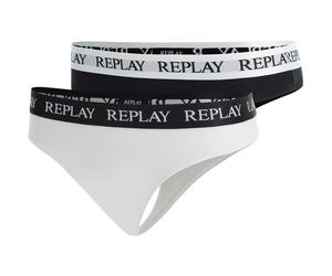 2er Pack REPLAY Strings Damen N171 - black/white L