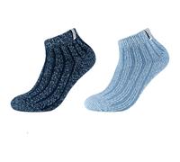 2er Pack s.Oliver Cosy Rib Sneakersocken 5300 - stone melange 35-38