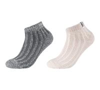 2er Pack s.Oliver Cosy Rib Sneakersocken 8200 - nature melange 43-46