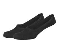 2er Pack s.Oliver Essentials Laser-Cut Füßlinge Damen 9999 - black 35-38