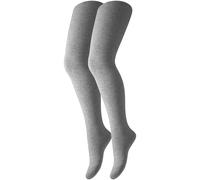 Strumpfhose S.OLIVER "essentials", Mädchen, Gr. 152/164, grau, Obermaterial: 75% Baumwolle, 22% Polyamid, 3% Elasthan, unifarben, Strumpfhosen Strumpfhose, mit nahtloser Verarbeitung (56232946-152) gr