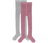 2er Pack s.Oliver Essentials Strumpfhosen Kinder 4500 - heather rose melange+l.grey 134/146