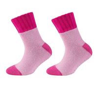 2er Pack s.Oliver Hygge Warm-Up Antirutsch Crew Socken Kinder 4150 - lavender 35-38