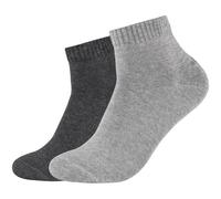 2er Pack s.Oliver Originals Baumwolle Quarter Socken 9803 - anthracite mix 35-38