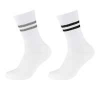 2er Pack s.Oliver Originals Baumwolle Tennissocken 1001 - white mix 35-38