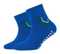 2er Pack s.Oliver Originals Bio-Baumwolle Antirutsch Quarter Socken Kinder 5480 - true blue 35-38