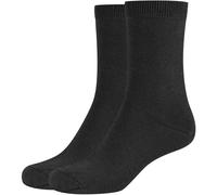 2er Pack s.Oliver Originals Organic Crew Socken Damen 9999 - black 39-42