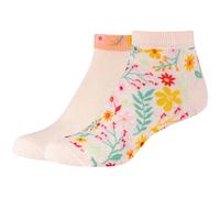 2er Pack s.Oliver Originals Flower Sneakersocken Damen 4002 - powder puff 35-38