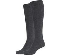 2er Pack s.Oliver Originals Kniestrümpfe 9800 - anthracite melange 43-46