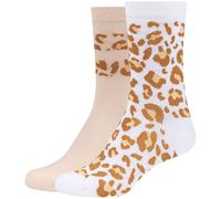 2er Pack s.Oliver Originals Leo Baumwoll Socken Damen 1000 - white 35-38