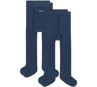 2er Pack s.Oliver Originals Organic Baby-Strumpfhosen 5801 - blue 62/68