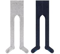 2er Pack s.Oliver Originals Organic Cable Strumpfhosen Kinder 5951 - sky captian 98/104
