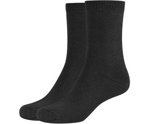 2er Pack s.Oliver Originals Organic Crew Socken Damen 9999 - black 39-42