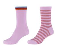 2er Pack s.Oliver Originals Organic Lurex Crew Socken Damen 4150 - lavender 39-42