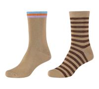 2er Pack s.Oliver Originals Organic Lurex Crew Socken Damen 8548 - petrified oak 39-42