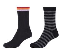 2er Pack s.Oliver Originals Organic Lurex Crew Socken Damen 9999 - black 39-42
