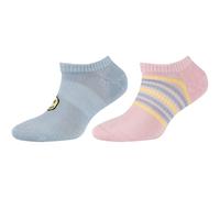 2er Pack s.Oliver Silky Sustainable Motif Sneakersocken Kinder 5241 - ice blue 35-38