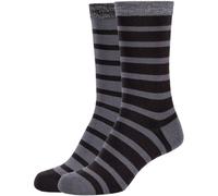 2er Pack s.Oliver Silky Touch Striped Lurex Crew Socken Damen 9999 - black 35-38