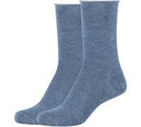 2er Pack s.Oliver Silky Touch Crew Socken Damen 5300 - stone melange 35-38