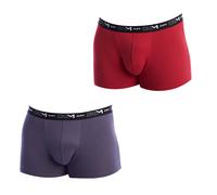2er-Pack Stretch-Boxershorts aus Baumwolle D6596 für Herren XL