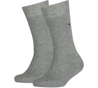 Tommy Hilfiger Kinder Socken Basic einfarbig Grau 2er Pack Größe 31-34