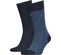 2er Pack TOMMY HILFIGER Birdseye Socken Herren 004 - jeans 43-46