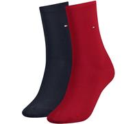2er Pack TOMMY HILFIGER Casual Socken Damen 684 - tommy red 39-42