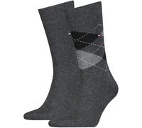 Tommy Hilfiger Check Classic Socks 2 Pairs Grau EU 47-49 Mann (Herstellerartikelnummer: 100001495-201-47/49)