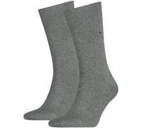 Tommy Hilfiger Herrensocken Doppelpack mittelgrau Größe 47-49