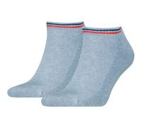 Tommy Hilfiger Tommy Men Uni TJ Iconic Sneaker Sock 2P Blau Baumwolle Gr 39/42