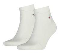 2er Pack TOMMY HILFIGER Quarter Socken Herren 300 - white 47-49
