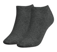 Tommy Hilfiger Damen-Sneakersocken, 2 Paar Gr. 35, Middle Grey Melange