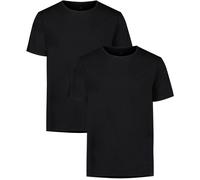 Under Armour Herren Baumwolle Rundhals Unterhemd 2er Pack - Etikettlos, Weiche Stretch-Passform, Atmungsaktiv & Schweißableitend - Schwarzes T-Shirt Baselayer, Schwarz, XL