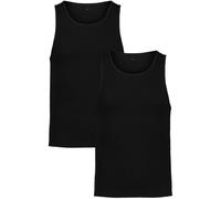 2er Pack UNDER ARMOUR Performance Cotton Unterhemd Herren 001 - black XL