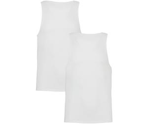 2er Pack UNDER ARMOUR Performance Cotton Unterhemd Herren 100 - white 3XL