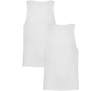 2er Pack UNDER ARMOUR Performance Cotton Unterhemd Herren 100 - white XXL