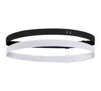 2er Pack UNDER ARMOUR verstellbare Mini Stirnbänder Damen 001 - black/mod gray